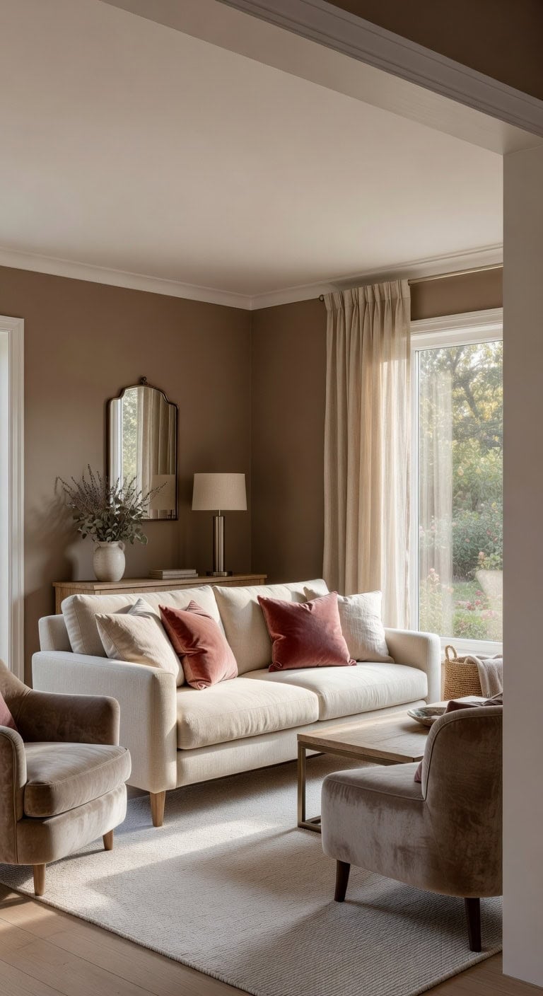 versatile taupe brown wall decor