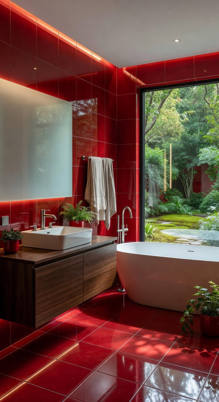 vibrant bathroom aesthetic designs captivating