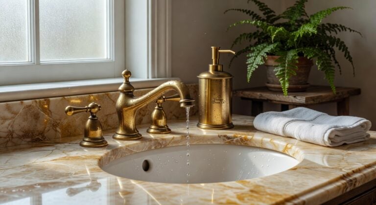 vintage brass bathroom faucet sets