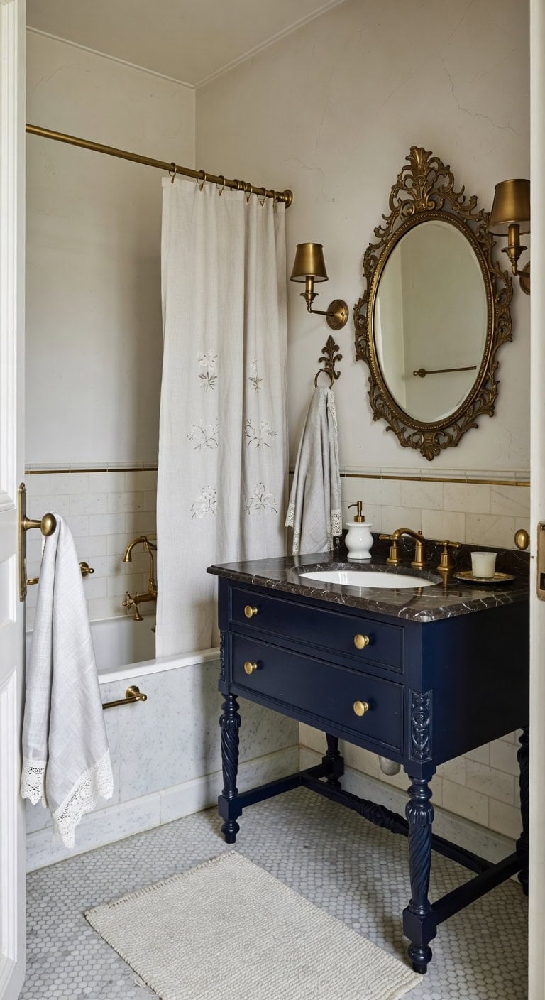 vintage parisian brass elegance