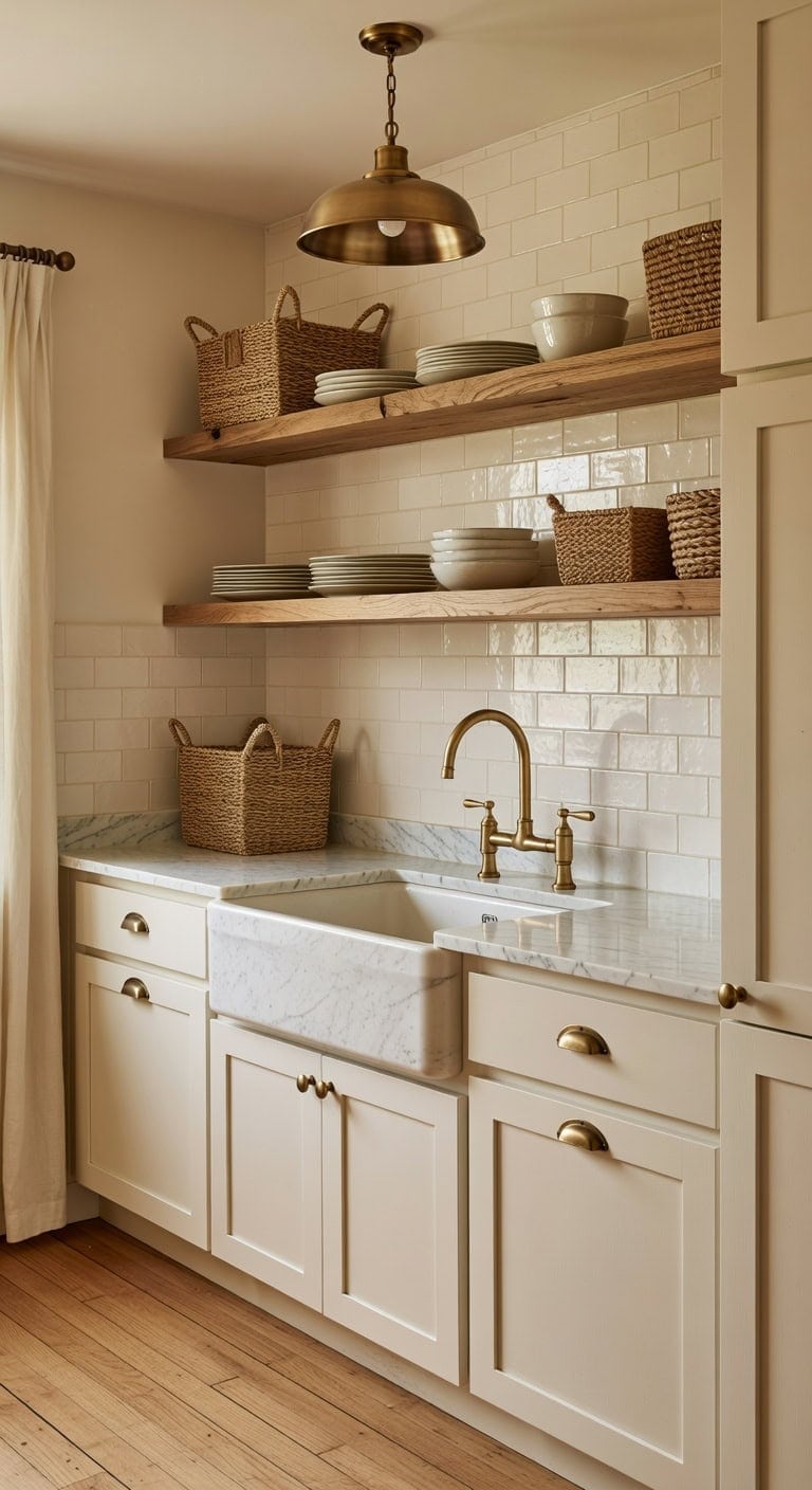 warm collected open everyday kitchen