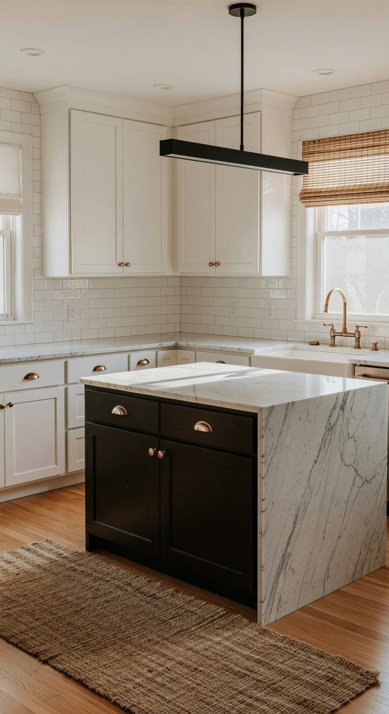 warm contrast grounding island intentional balance