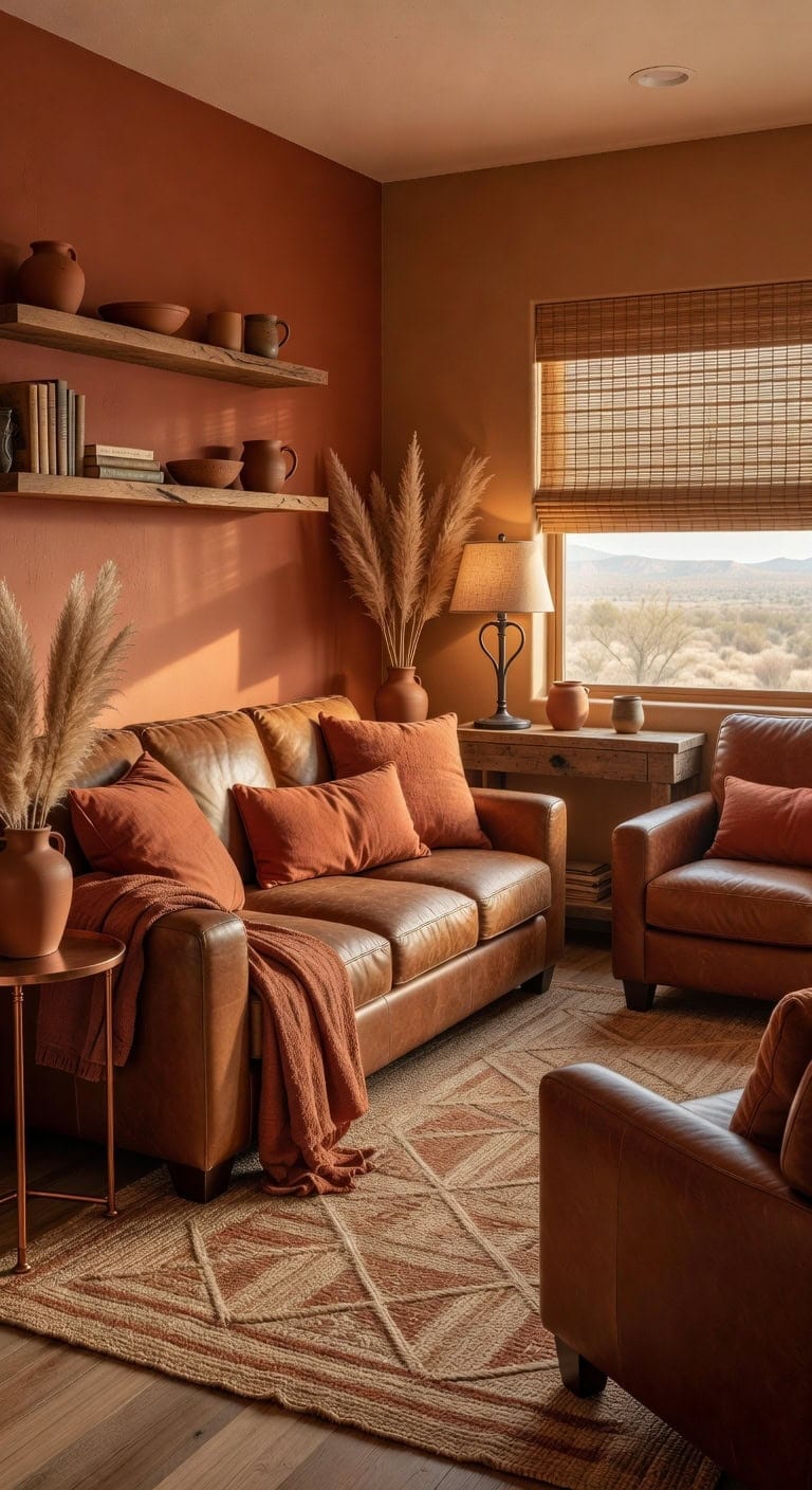 warm earthy cozy sophistication