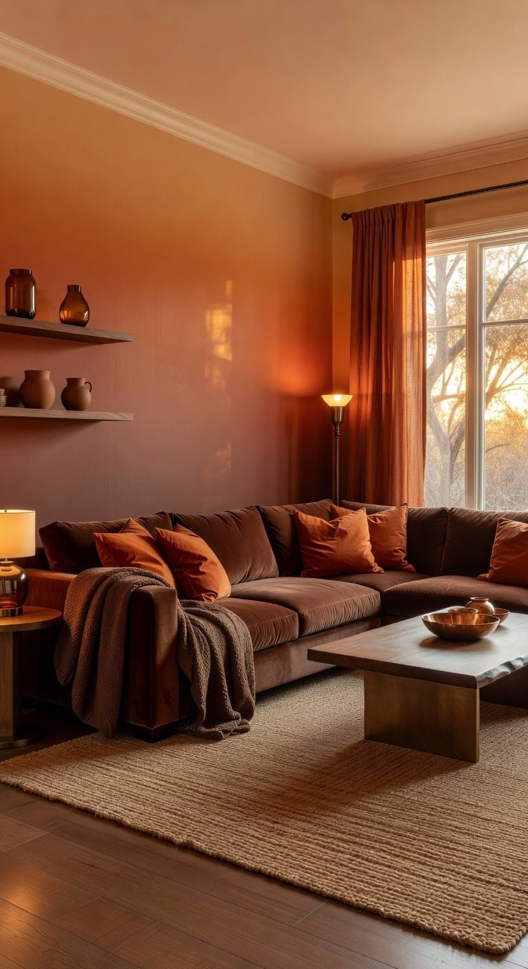 warm gradient bold textural