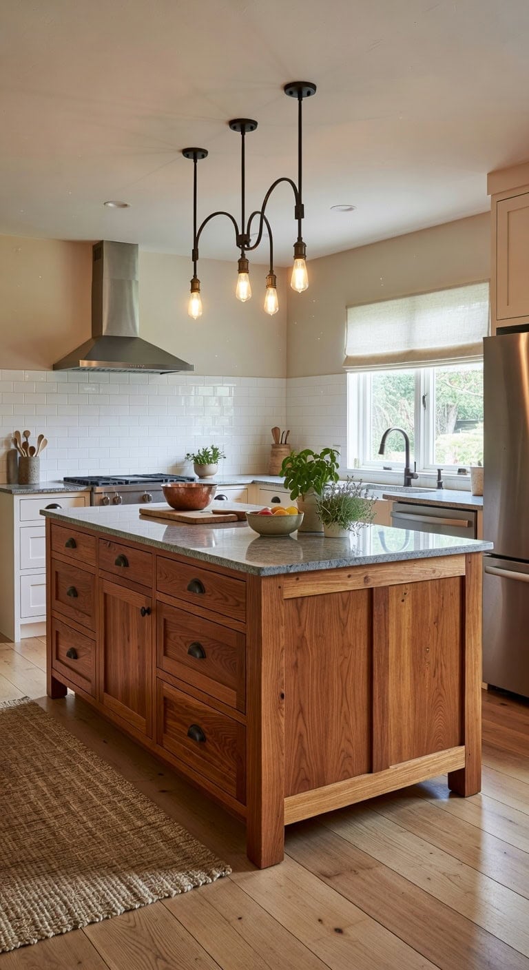 warm inviting intentional kitchen centerpiece