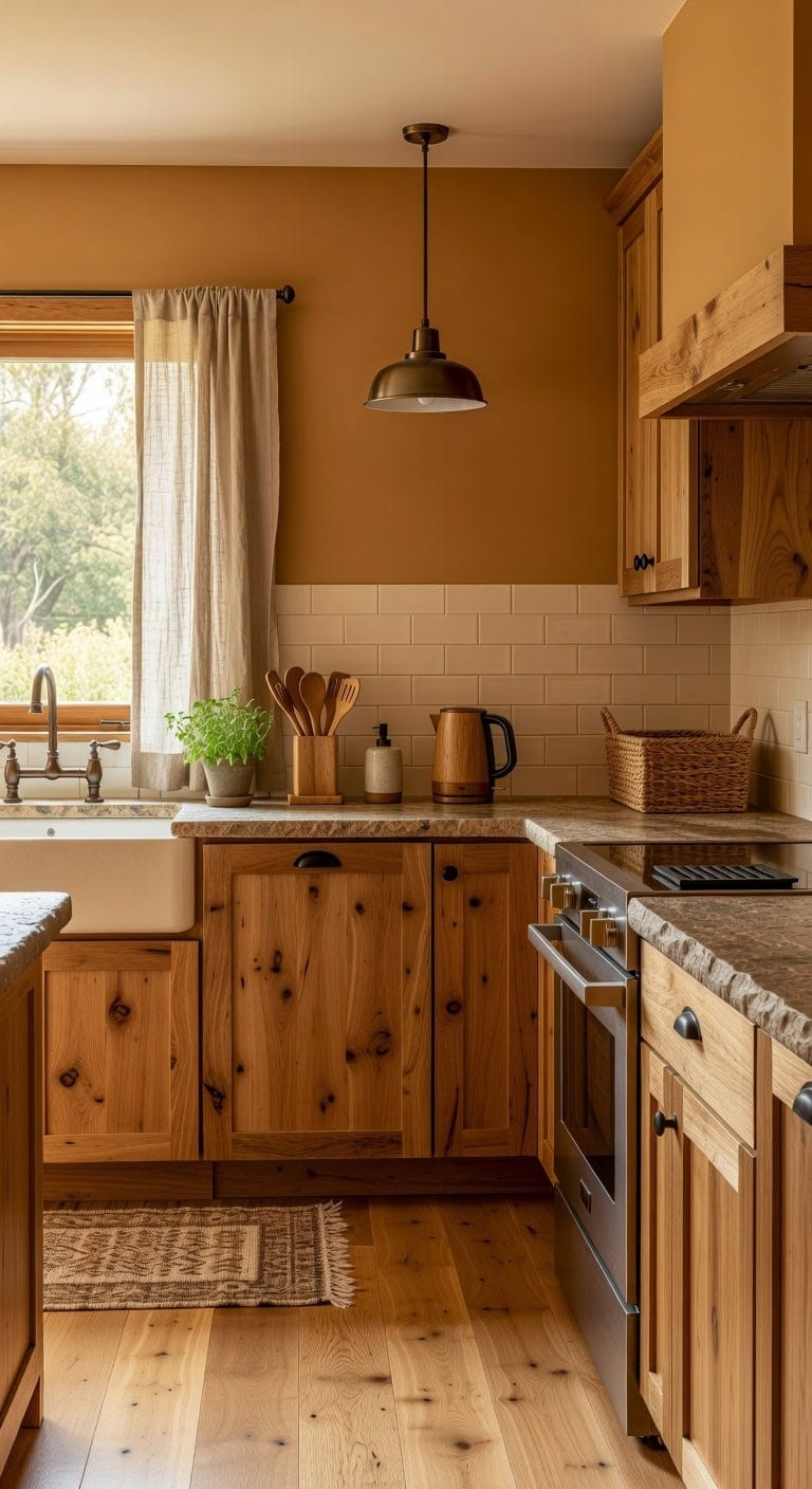 warm inviting rustic and refined