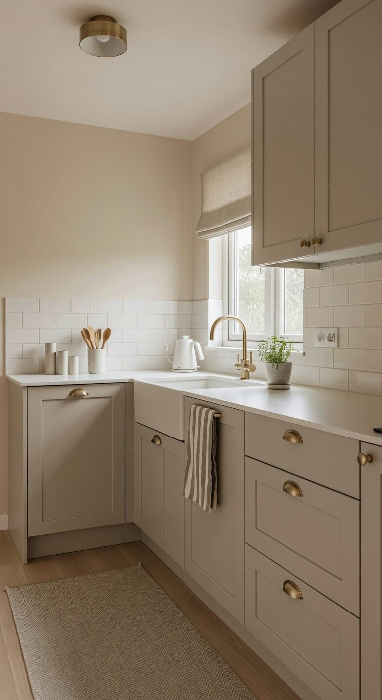 warm layered intentional transformative small kitchen