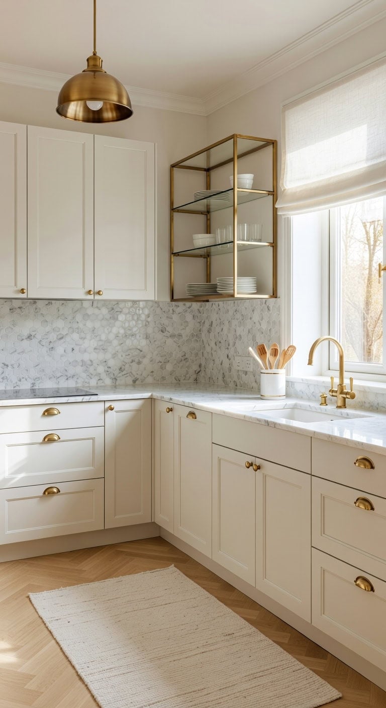 warm luminous timeless inviting kitchen