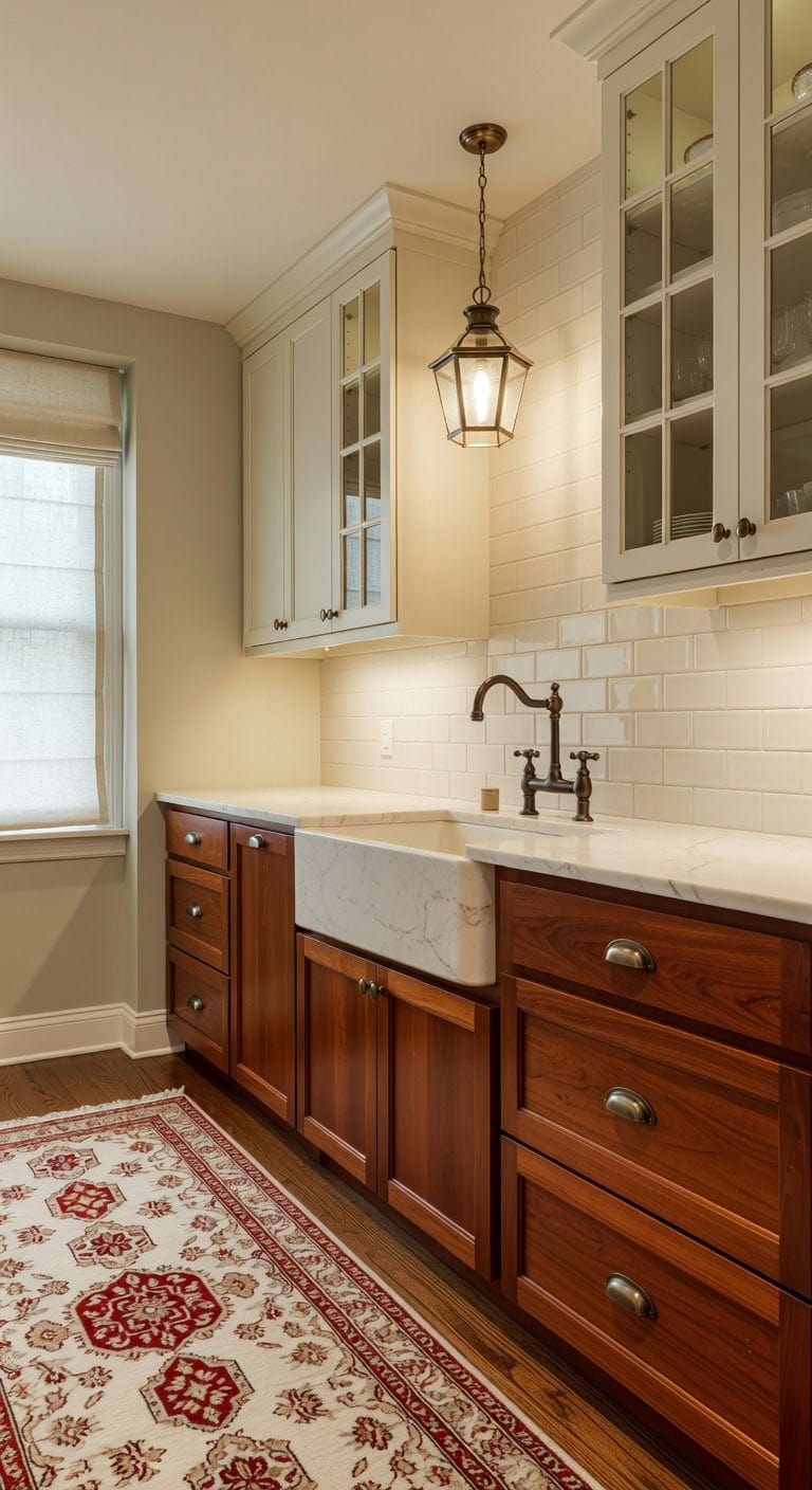 warm refined textured traditional