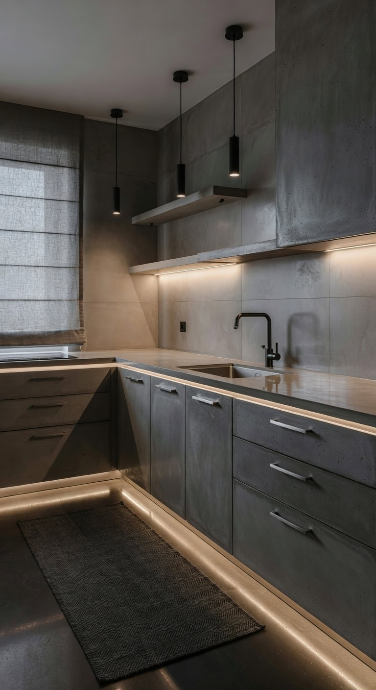 warm smooth luminescent industrial