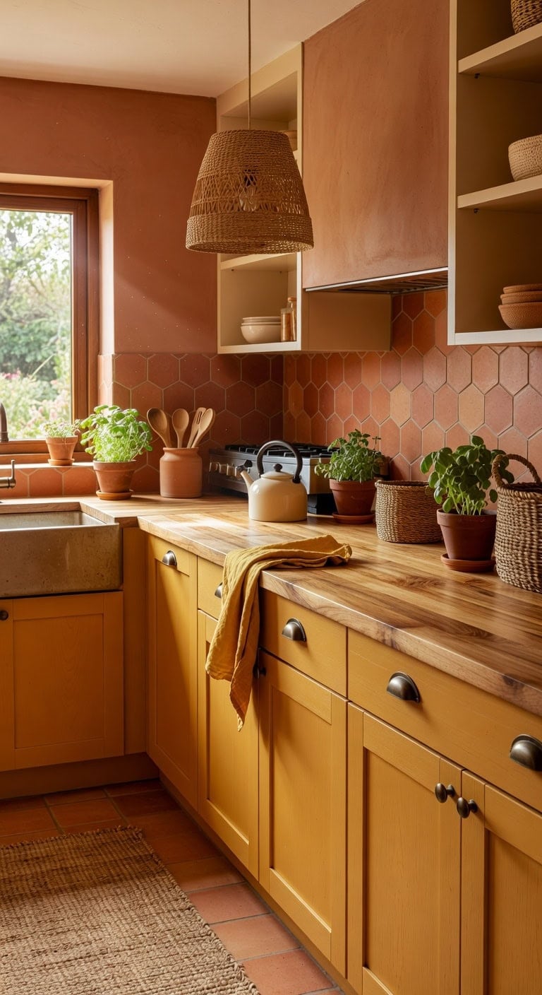 warm sunny earthy mediterranean