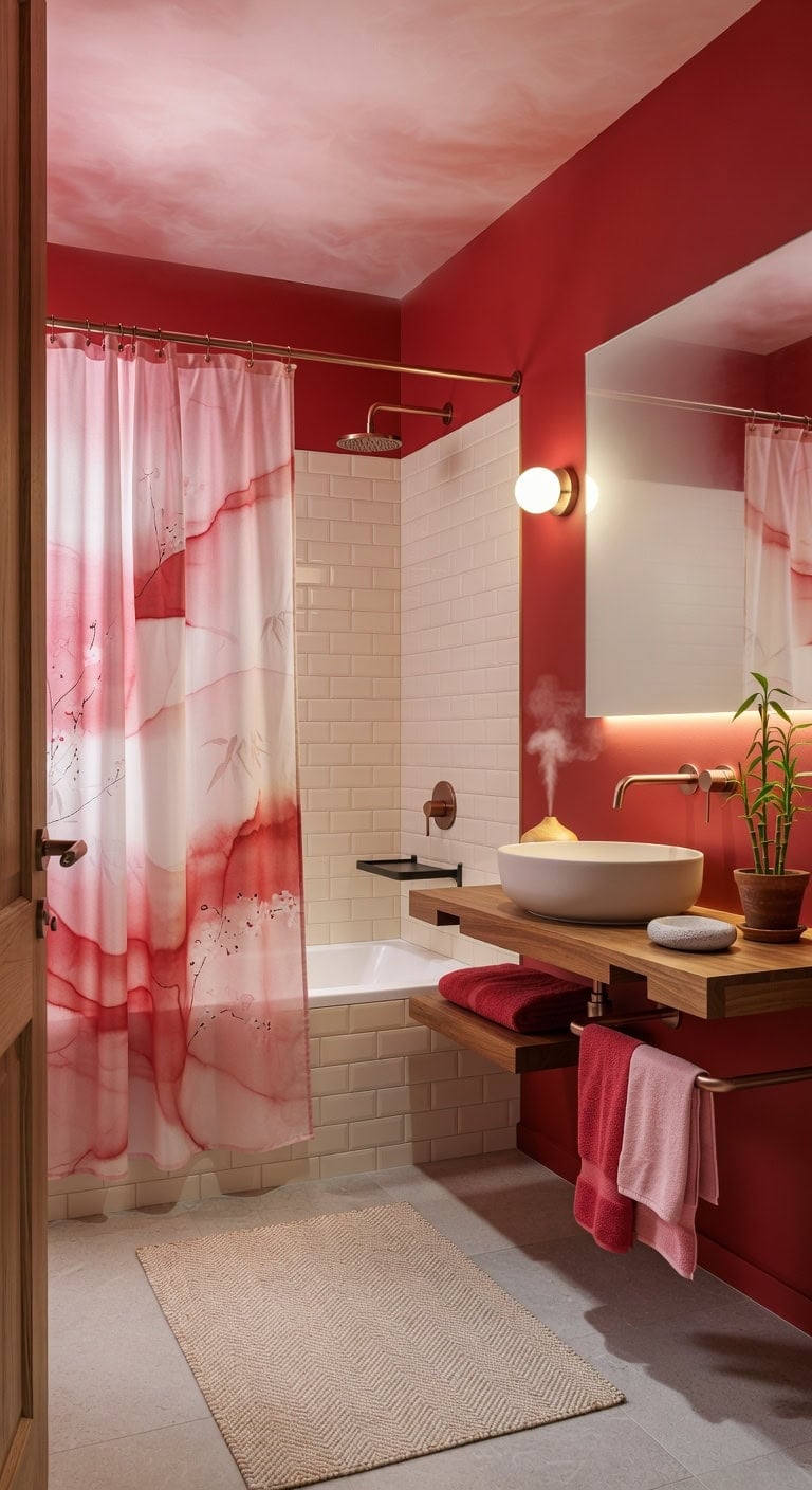 watercolor pink spa retreat