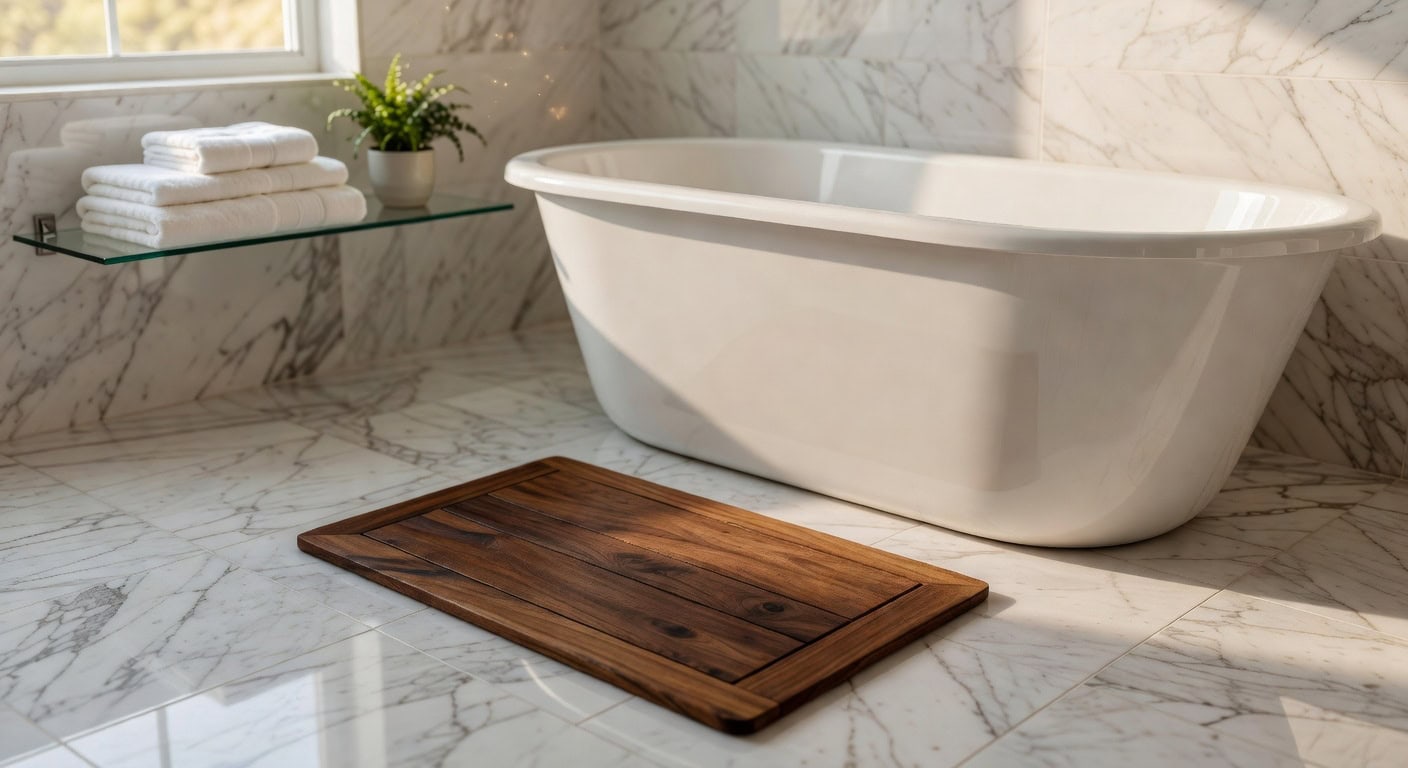 waterproof durable slip resistant space saving