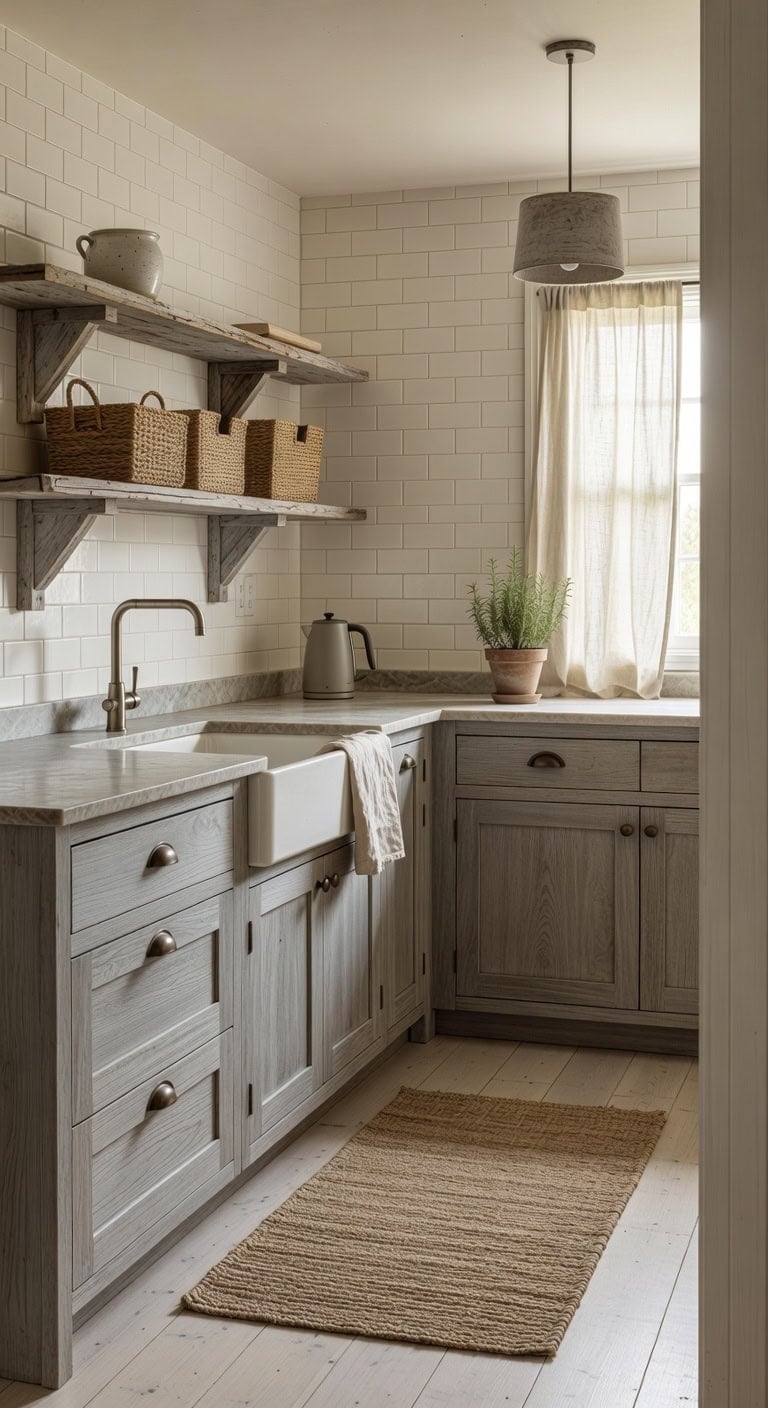 weathered coastal farmhouse relaxed