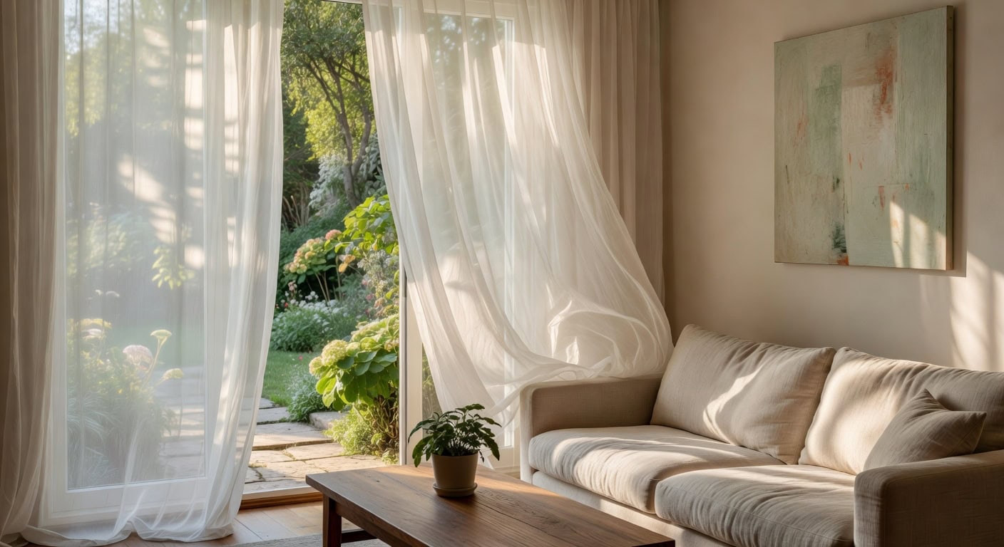 window coverage fabric privacy care