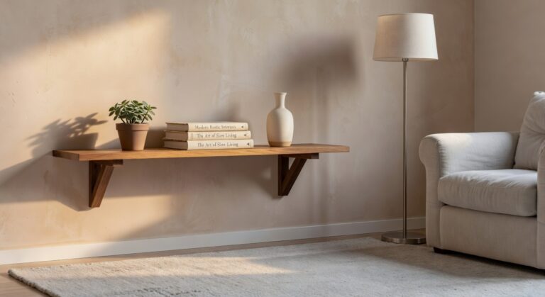 wooden floating shelf brackets for 2026