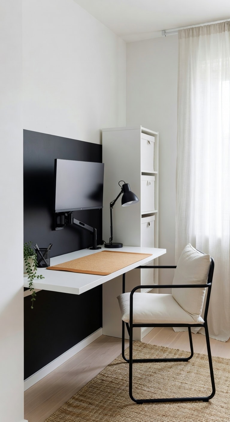 workspace transformation open desk desk decluttering