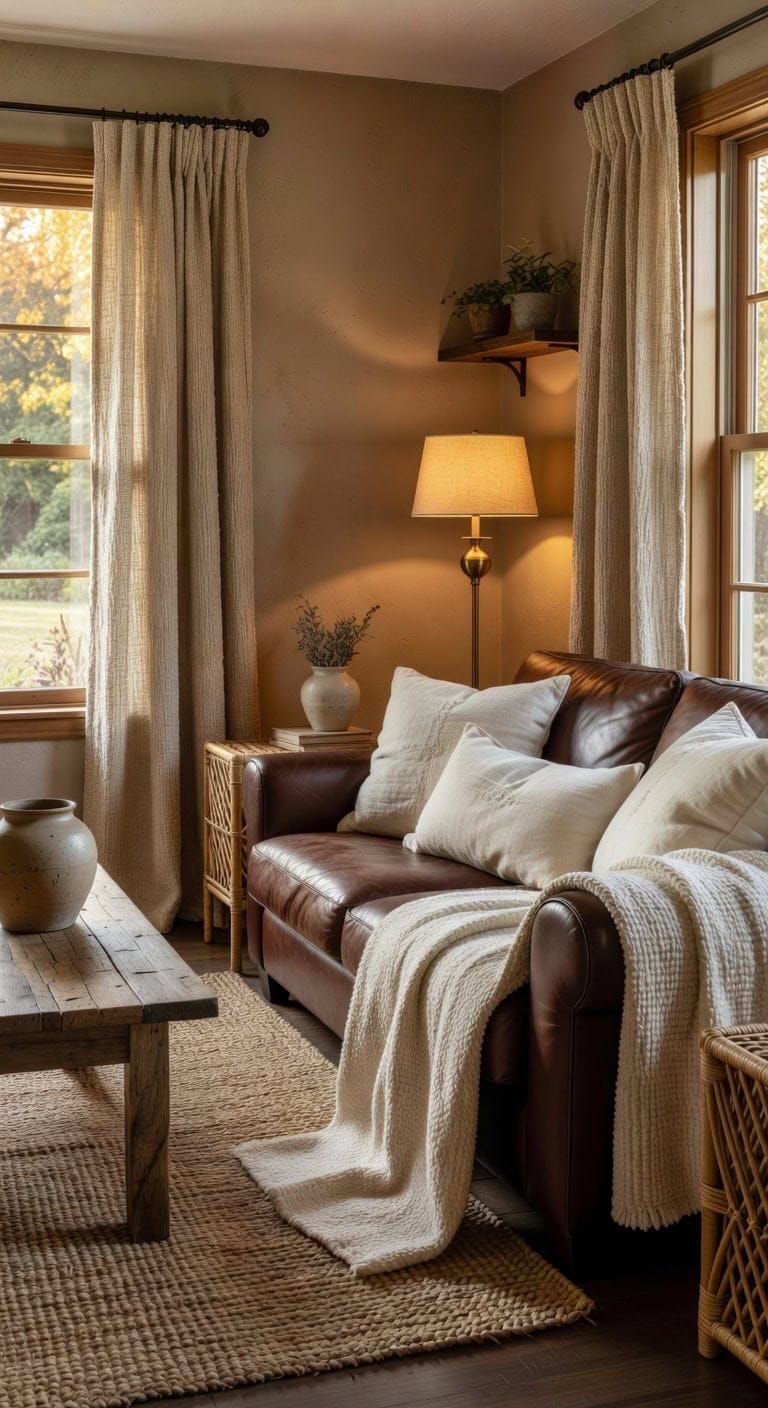 woven textures brass glow