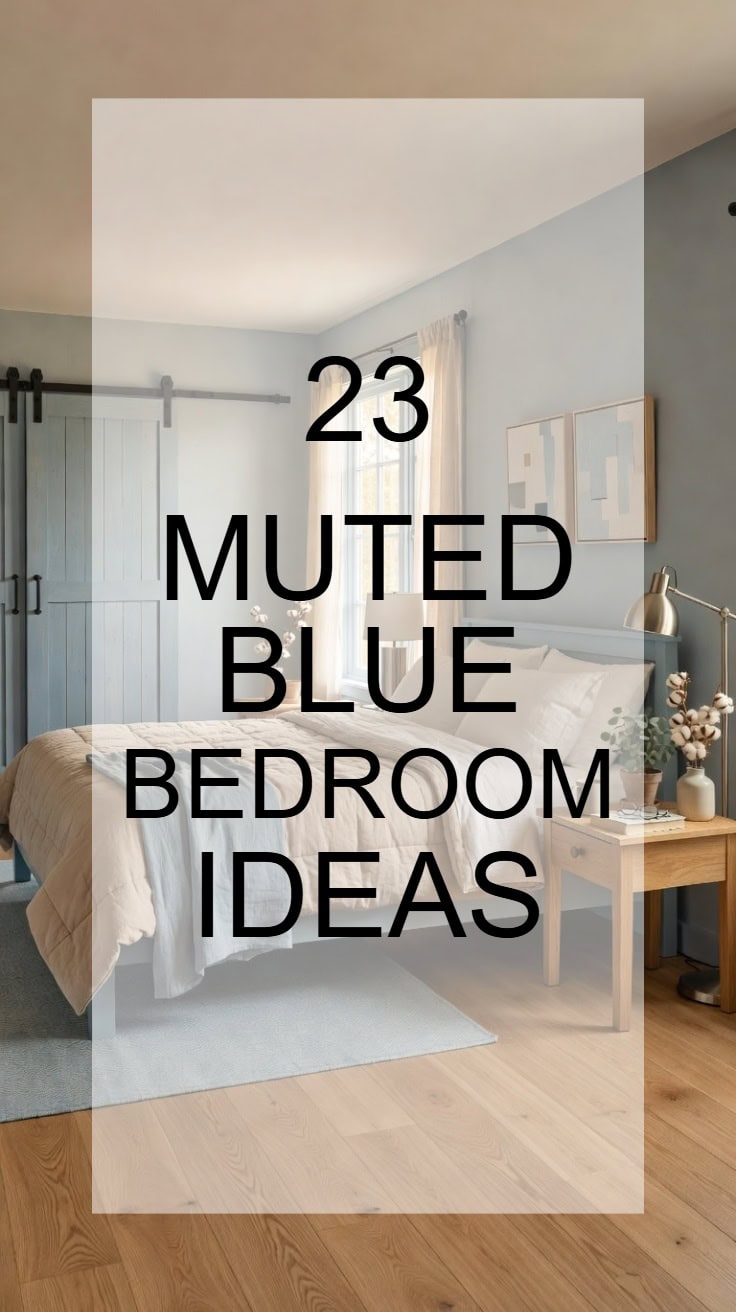 23 Muted Blue Bedroom Ideas for Soft, Calming Spaces