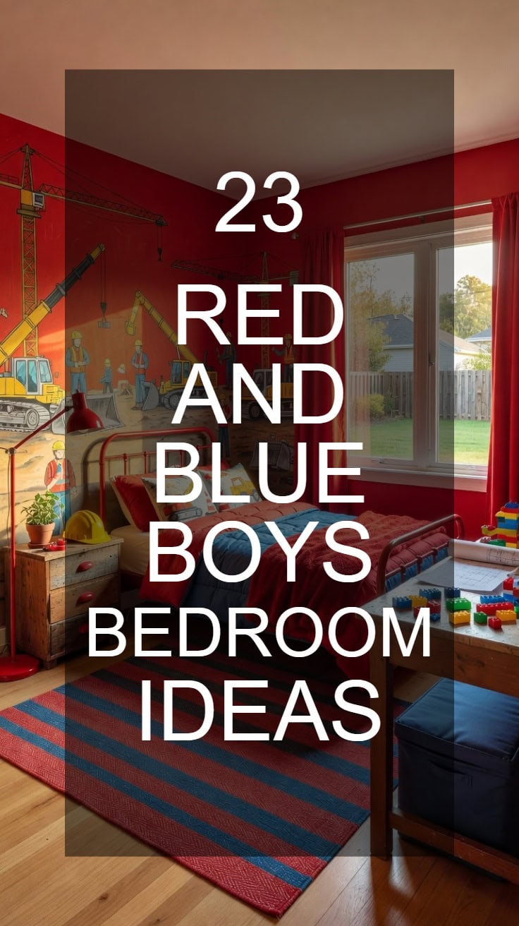 23 Red and Blue Boys Bedroom Ideas for Playful, Energetic Spaces