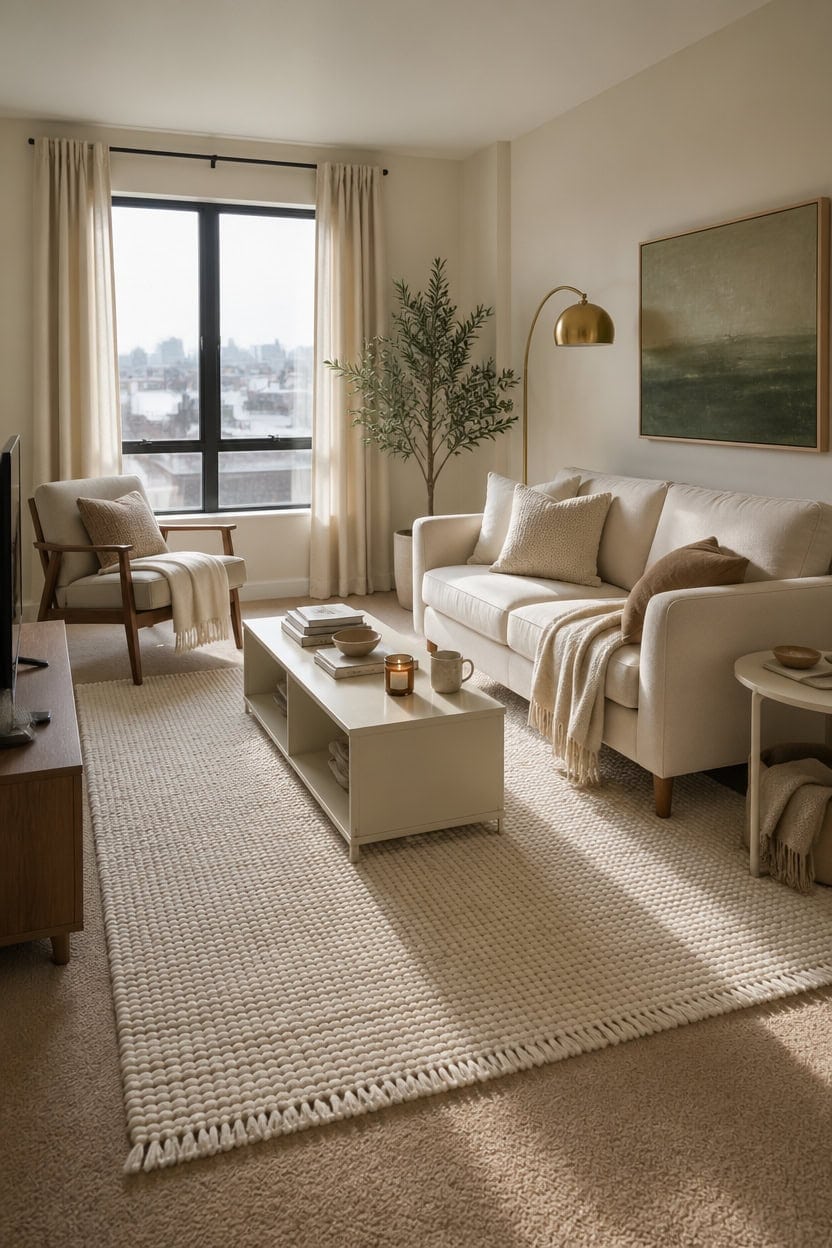 affordable upscale cream interiors