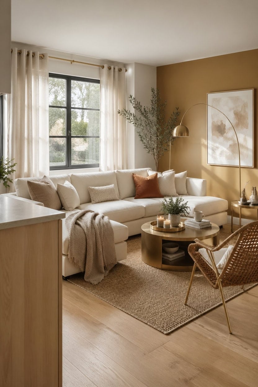 assess space before bold accents
