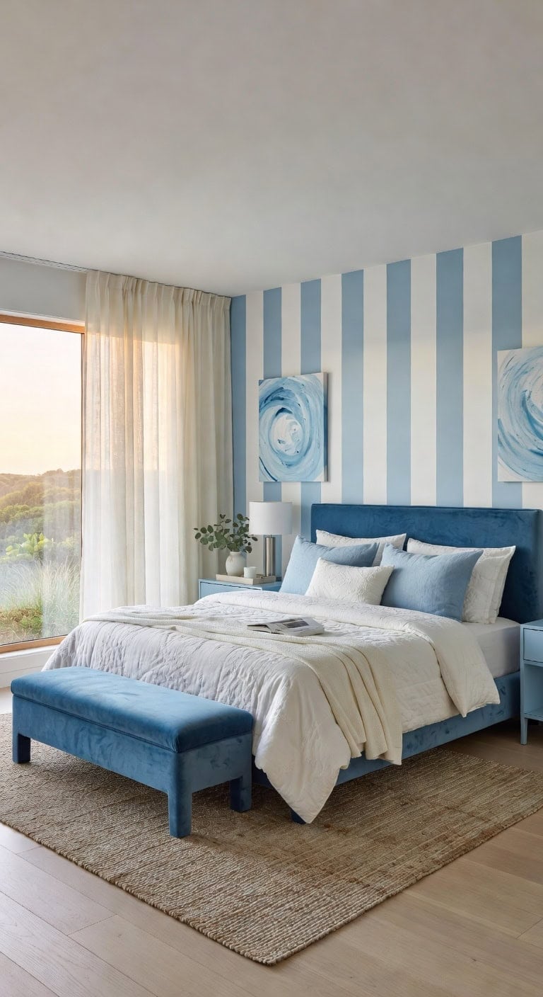 azure coastal bedroom sanctuary