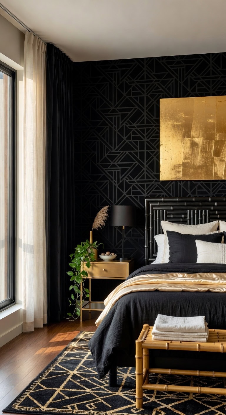 black bamboo gold sanctuary