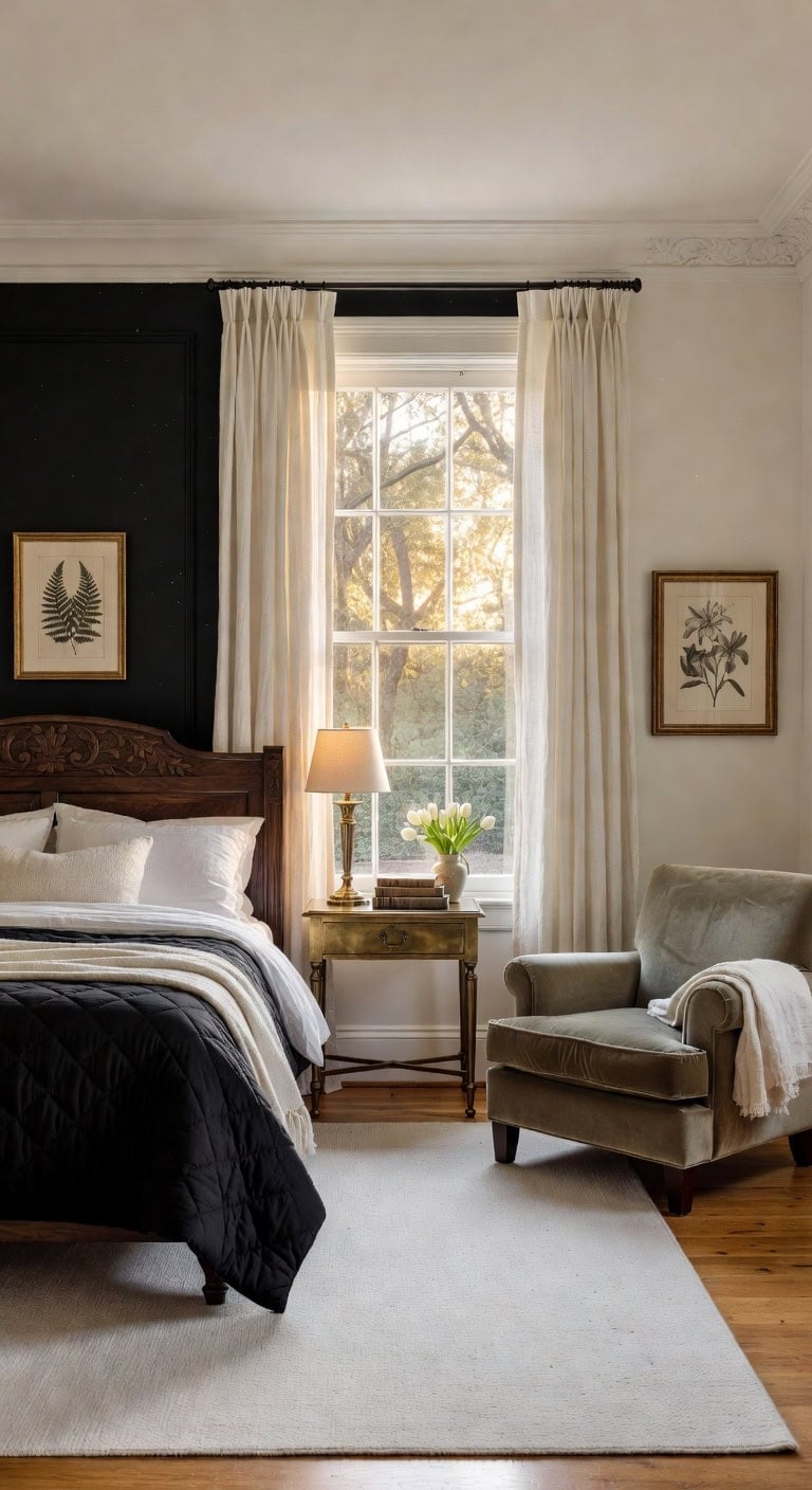 black comforter classic crown