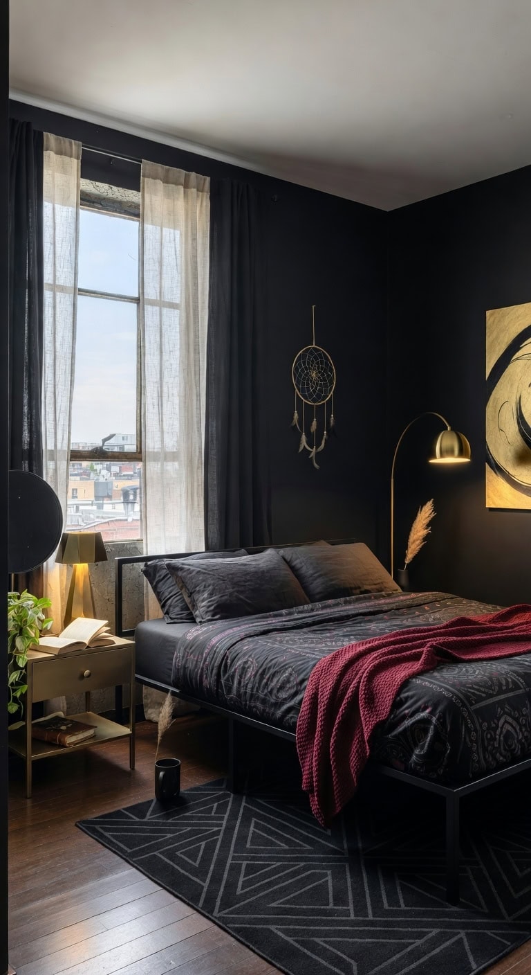 black metal boho luxury