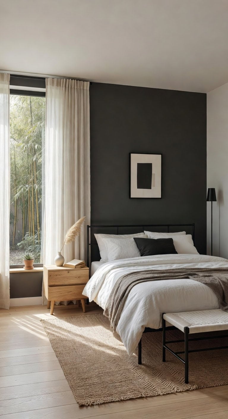 black metal tatami bedroom