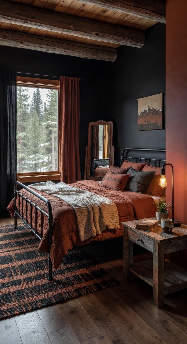 black rust mountain retreat