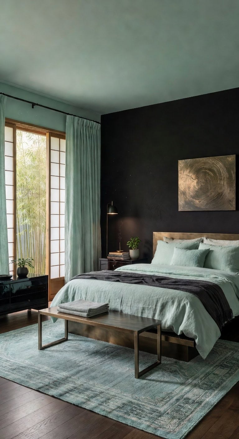 black seafoam bronze zen