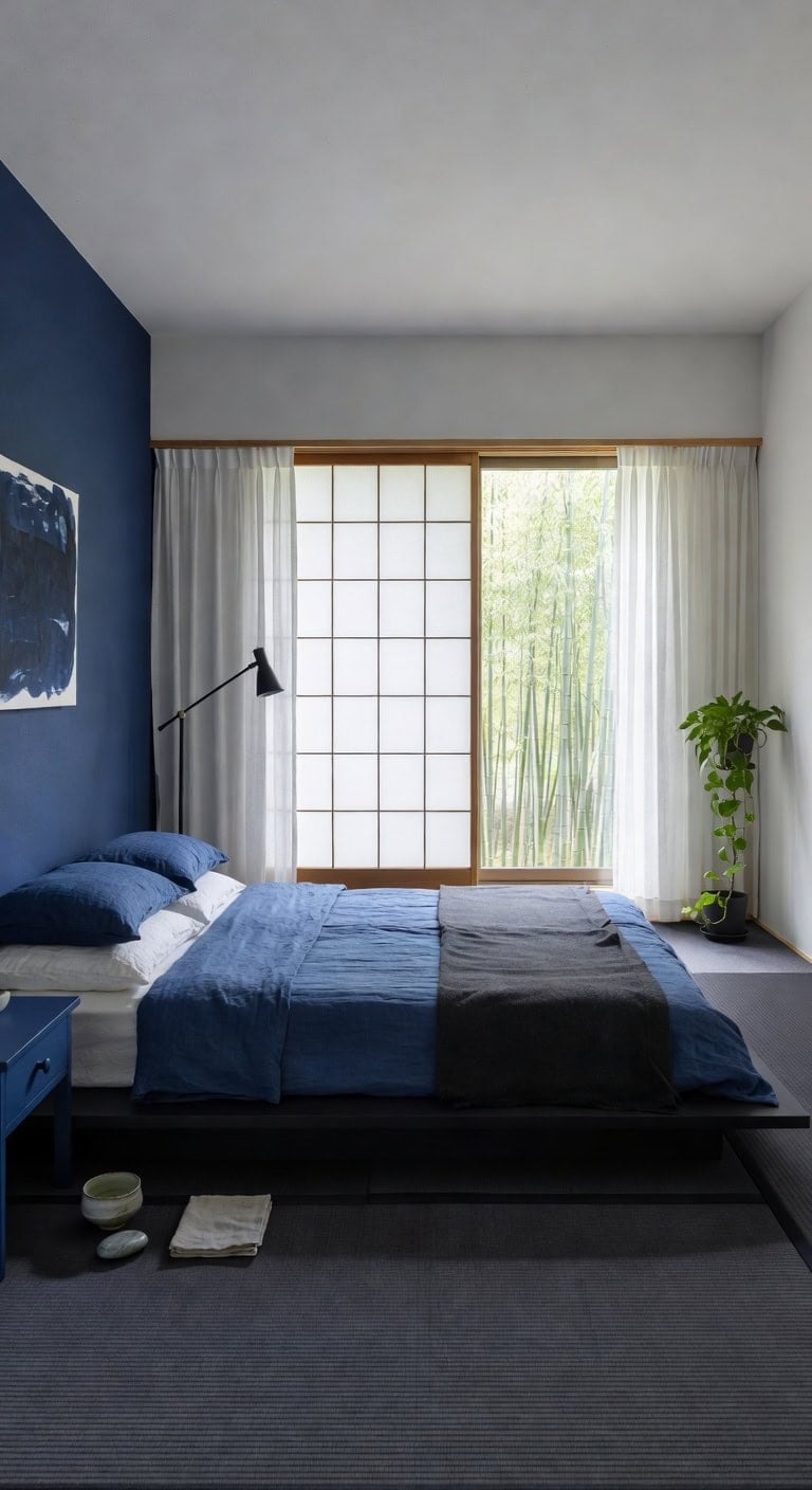 black tatami indigo retreat