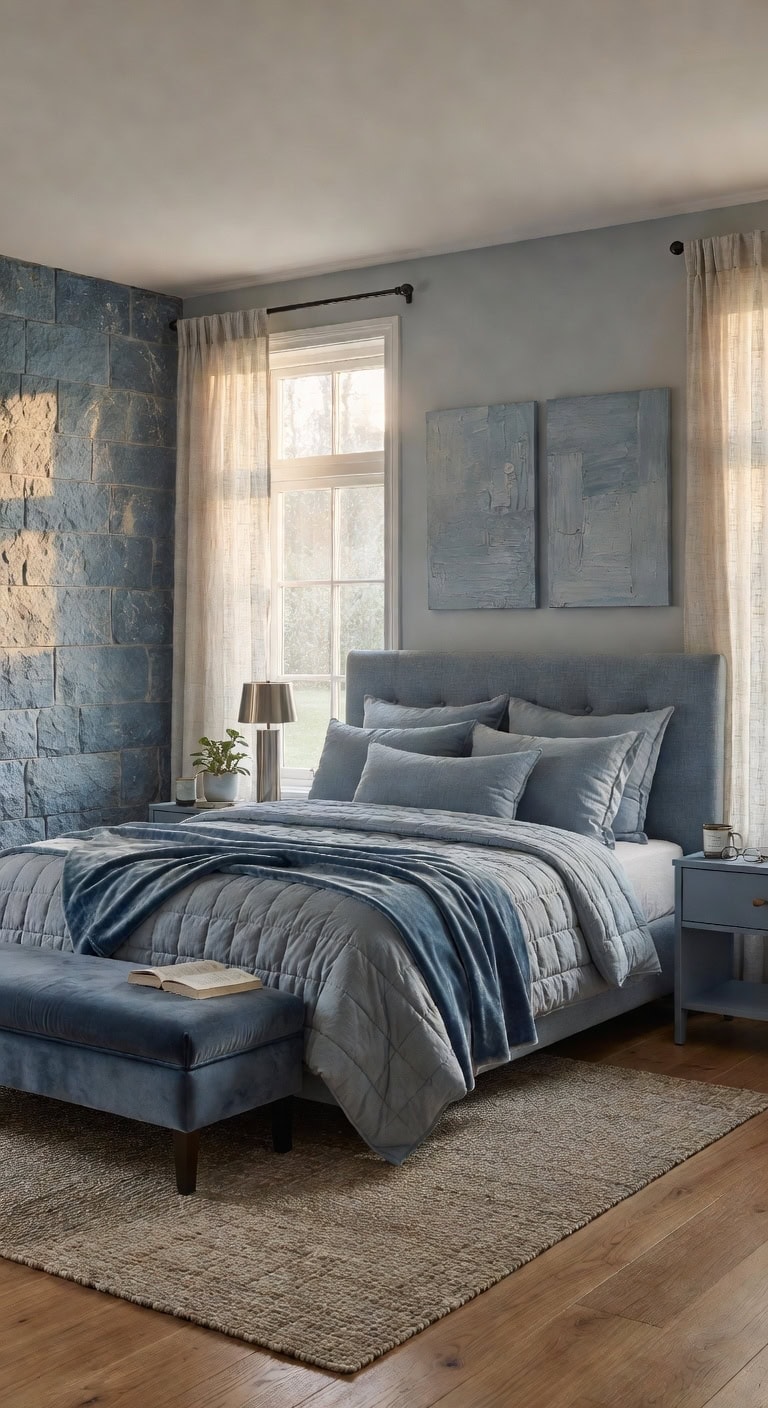 blue gray stone sanctuary