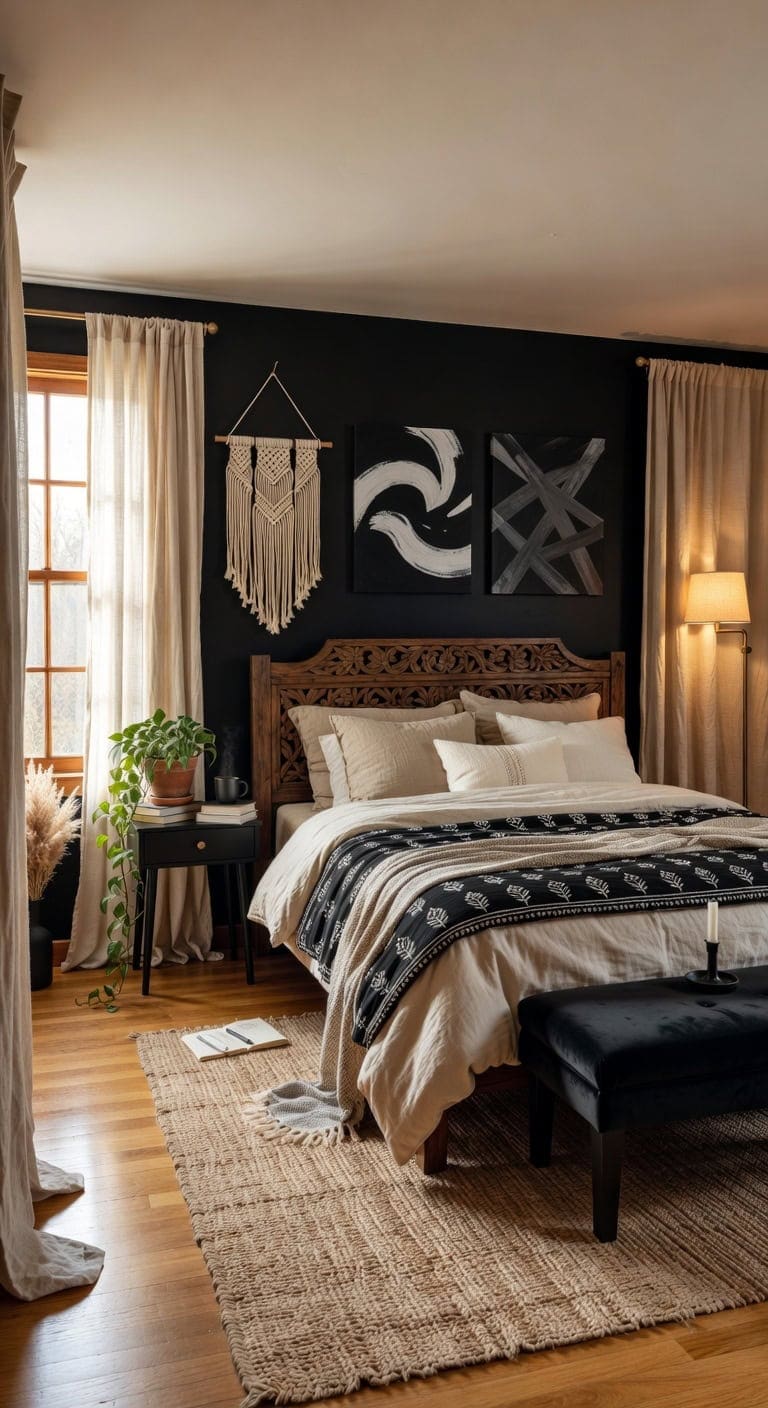 bohemian beige black sanctuary