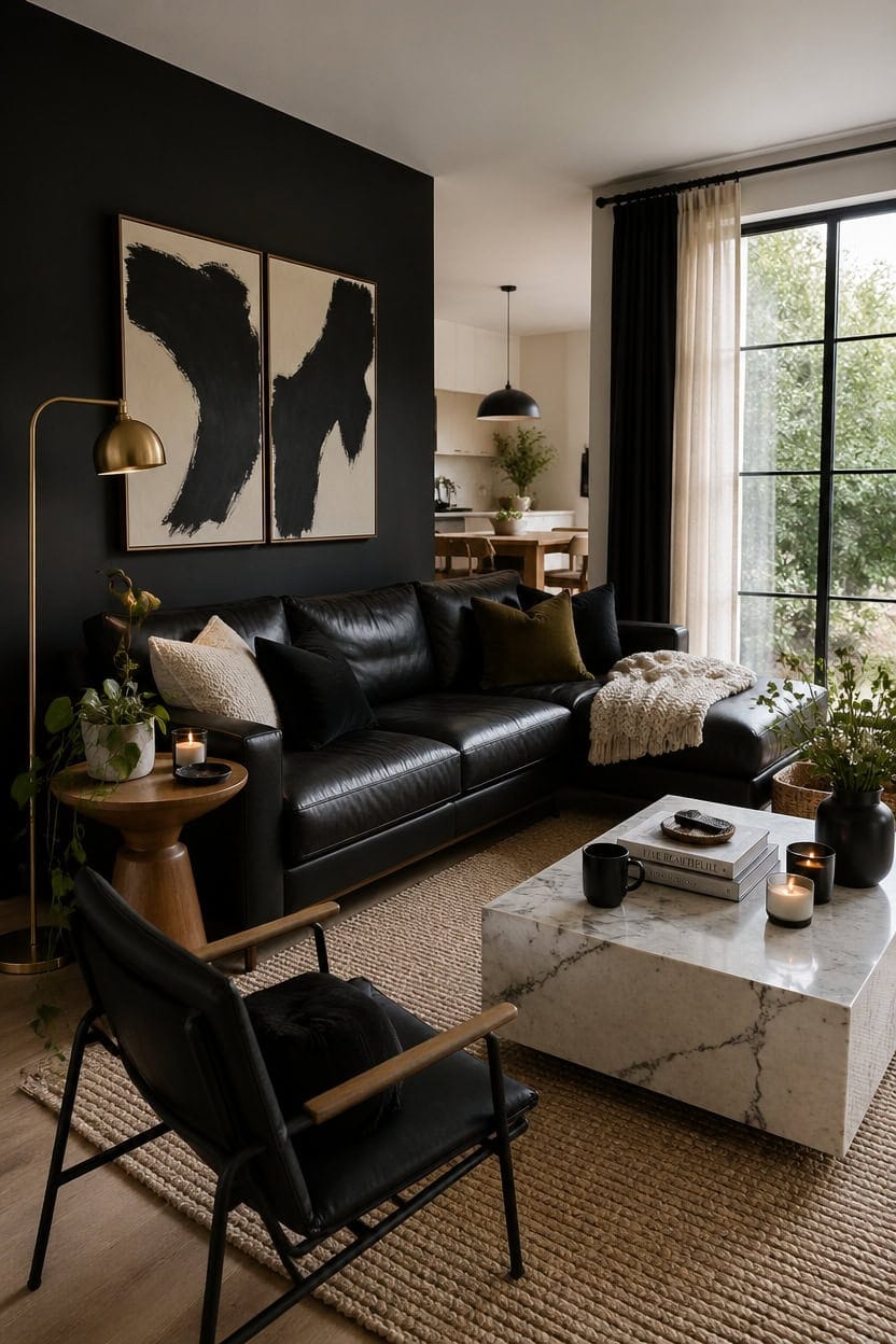 bold black cream contrast