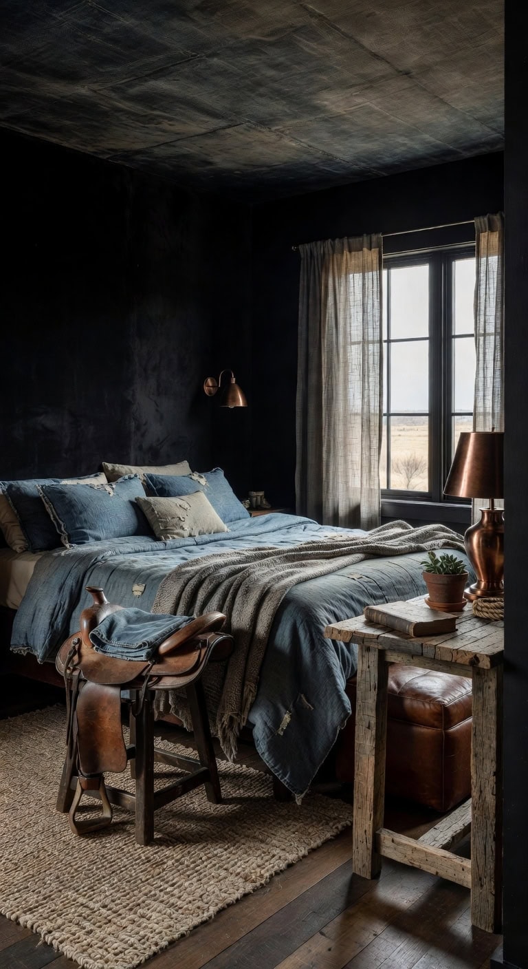 bold western bedroom oasis
