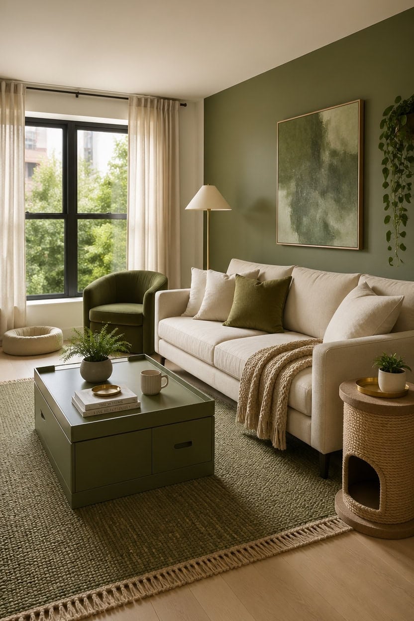 cat friendly textured living