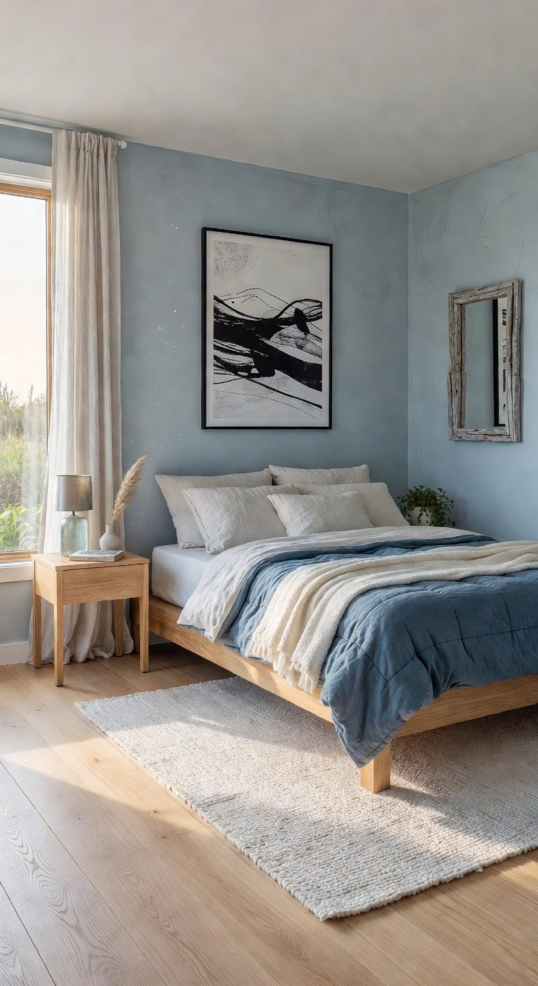 coastal blue wood retreat