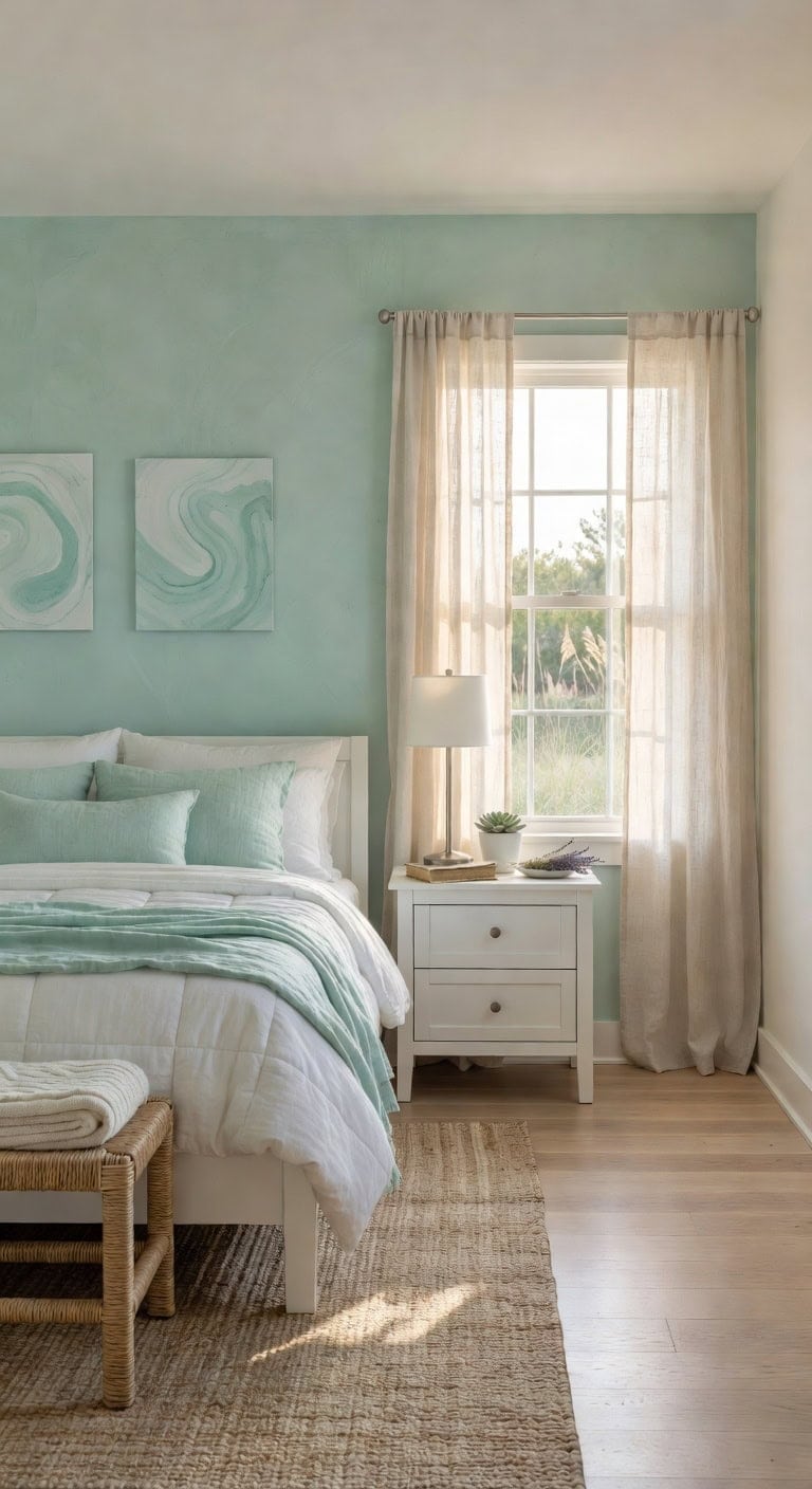 coastal serene seafoam retreat