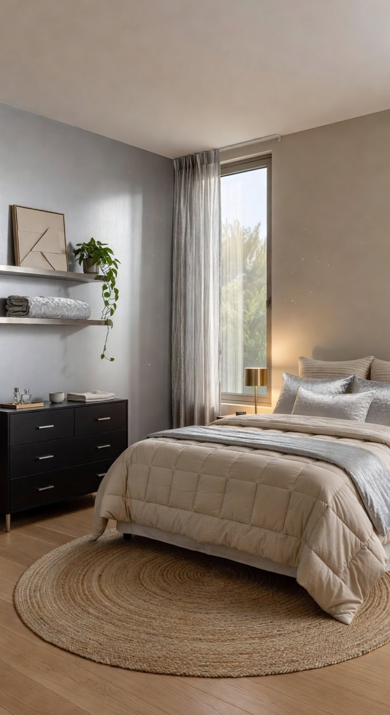 cool silver warm beige