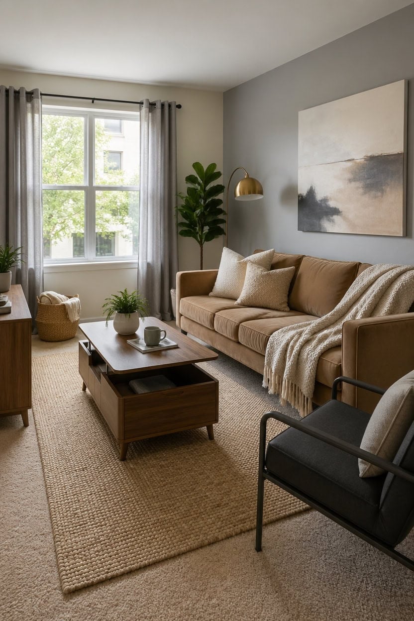 cozy renter friendly living