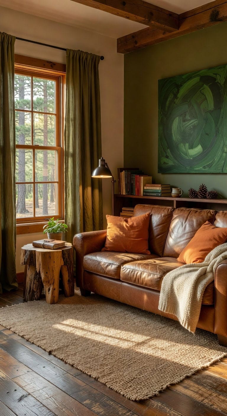 cozy rustic cabin living