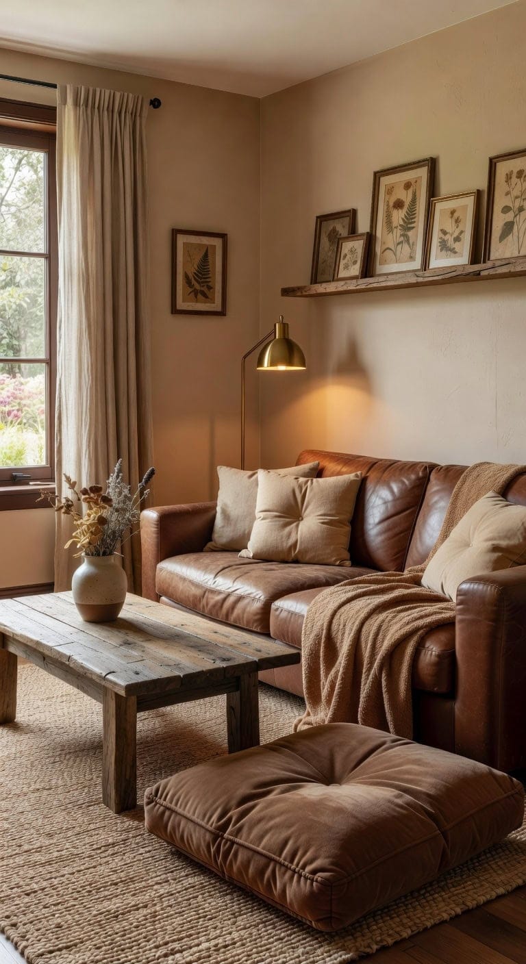 cozy rustic woven textures