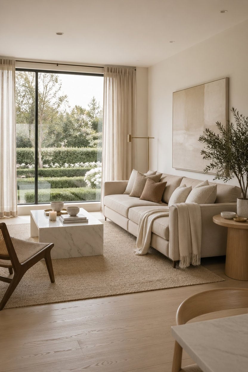 cream and beige elegance