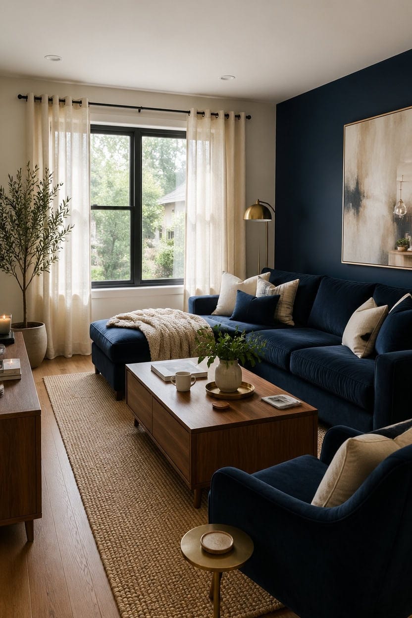 cream curtains navy accents cream curtains navy accents
