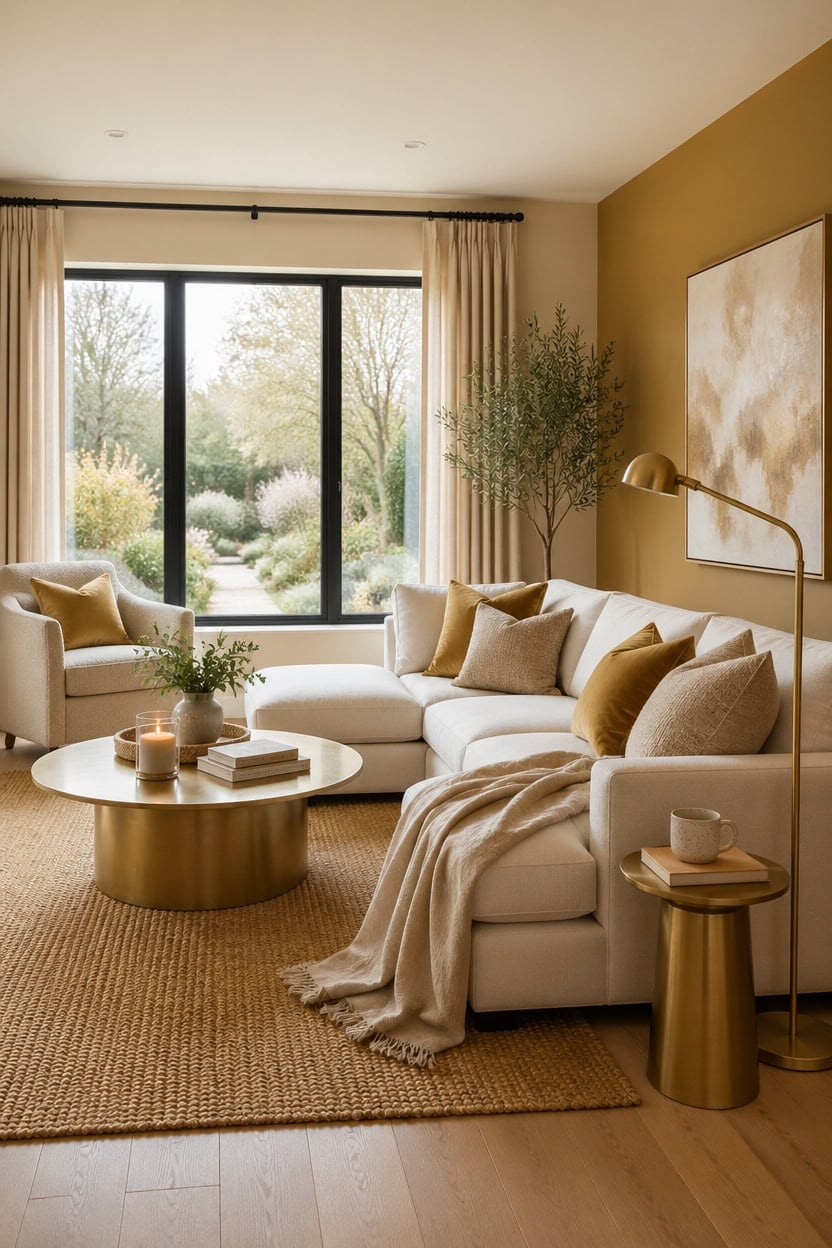 cream gold warmth balance