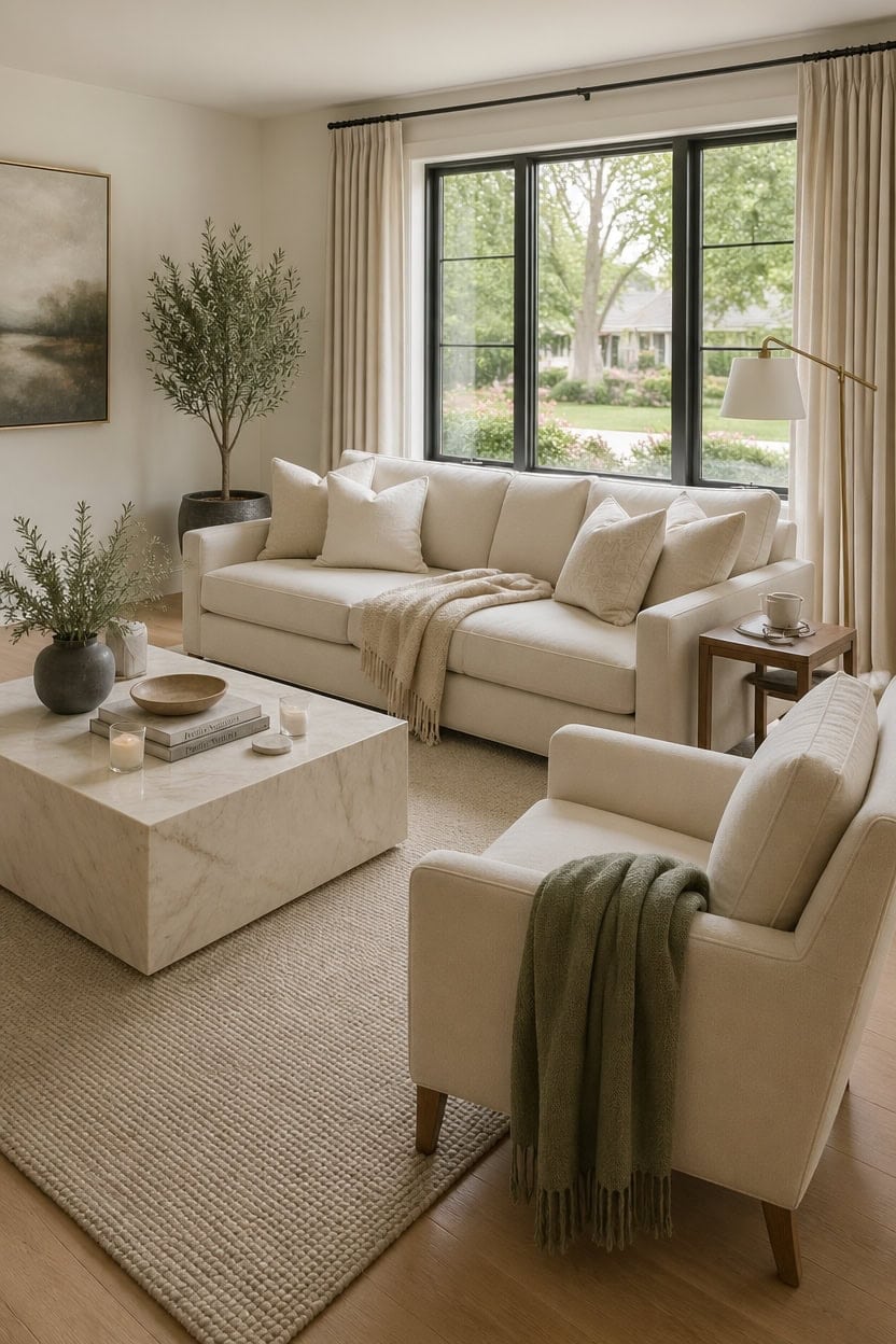 cream linen comfort durability