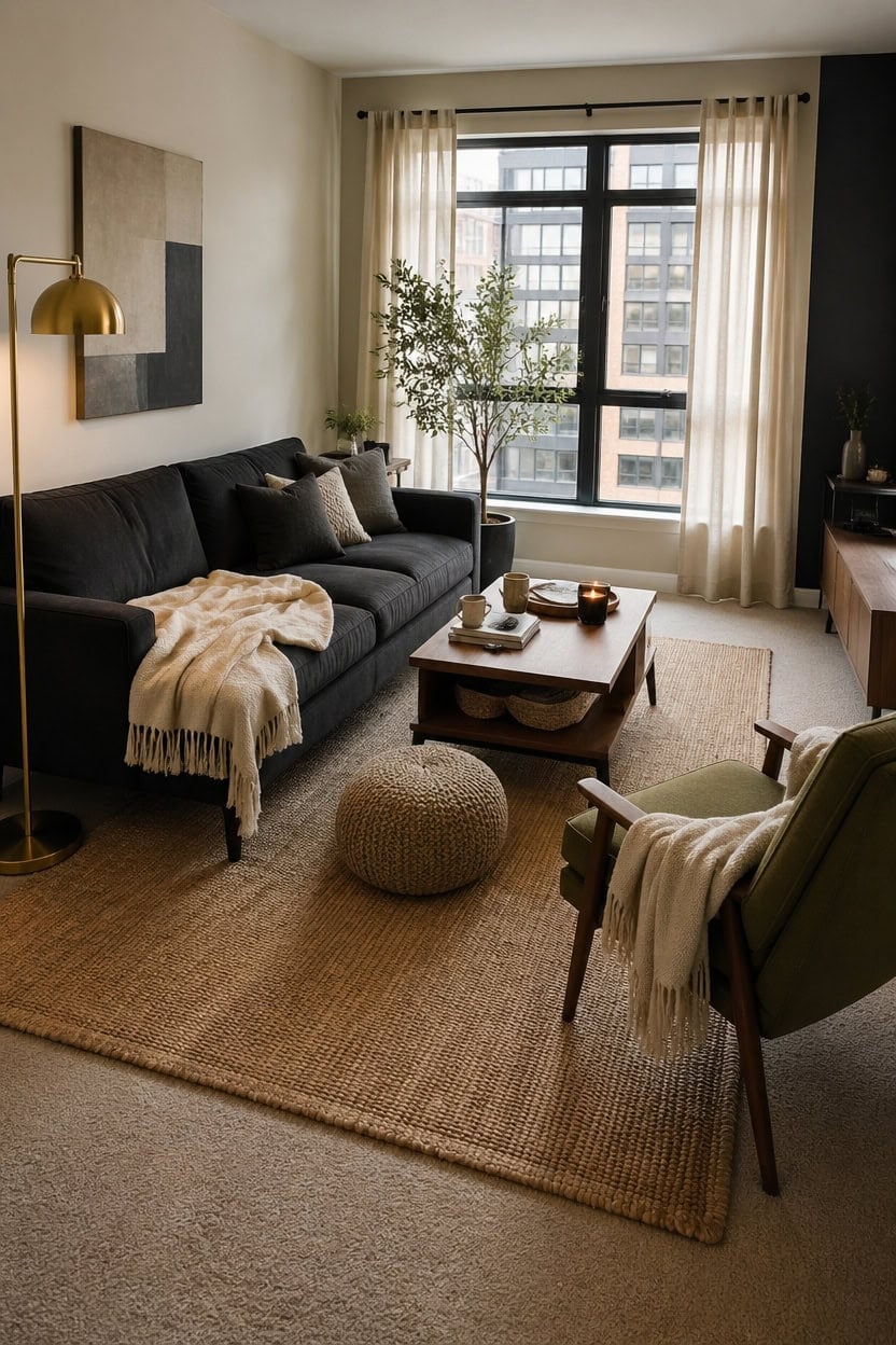 cream rug visual zones